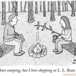 camping cartoons