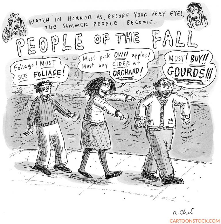 Fall Maintenance Cartoon Seasonal Spotlight: Autumn Cartoons – The CartoonStock.com Blog