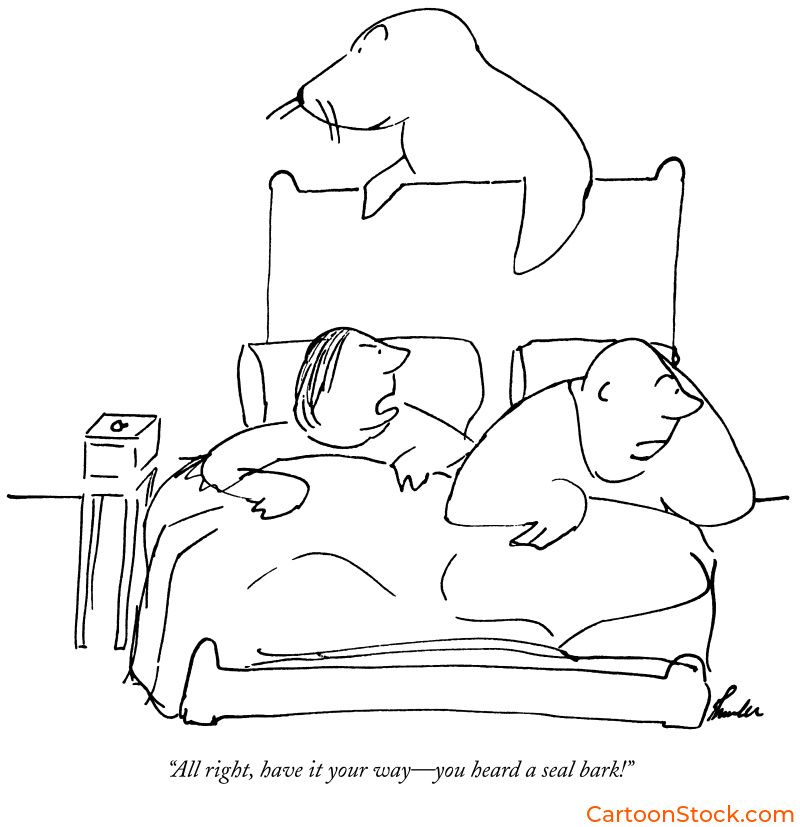 Cartoon by James Thurber