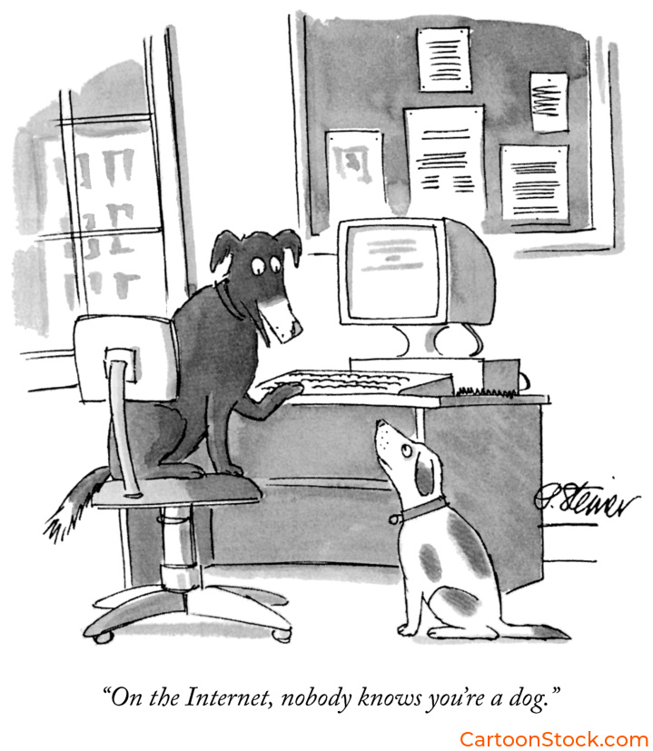 Cartoon by Joe Dator
