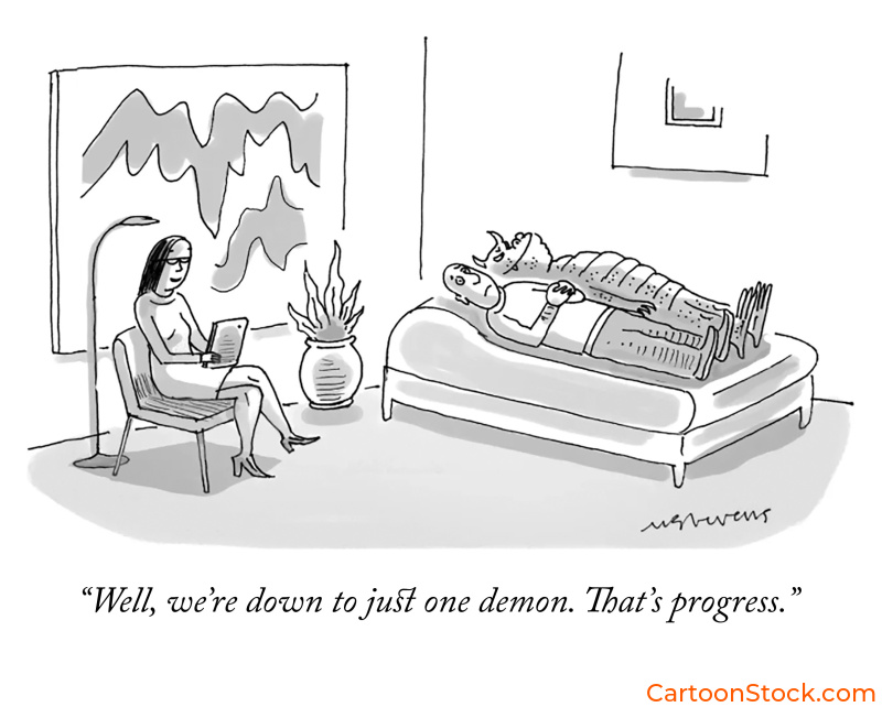 Cartoon published in the New Yorker