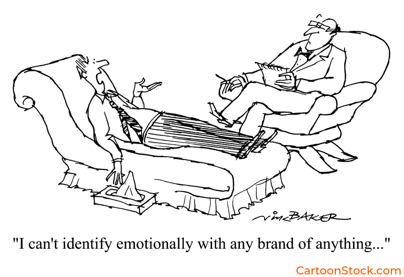 Cartoon identifying the difficulties in editorial consistency and visual style