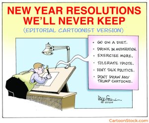 Editorial Cartoon by Paul Fell