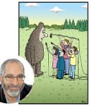 Bigfoot and Reporters Caption Contest Commentary with Lawrence Wood