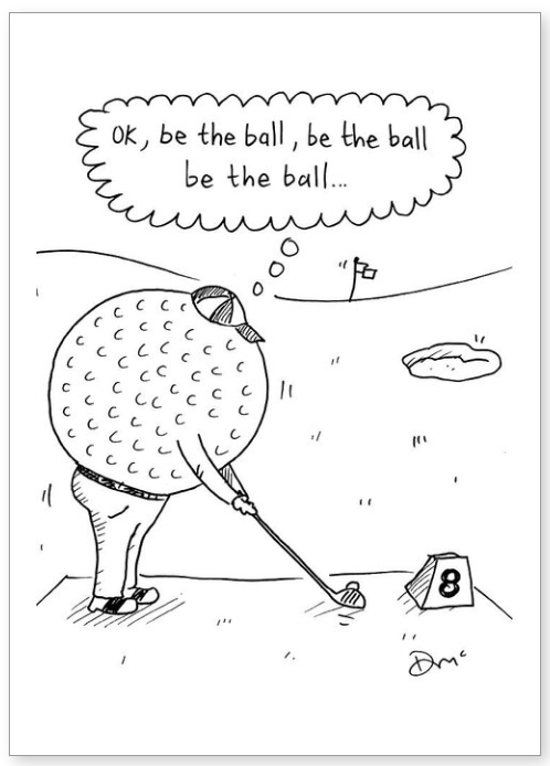 funny golf card for men, fathers day, christmas, any occasion
