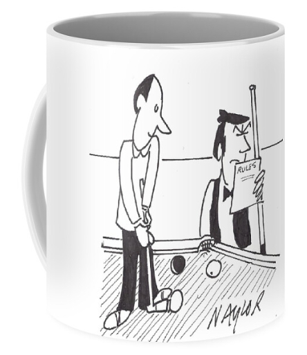 Playing Golf on Billiards Table