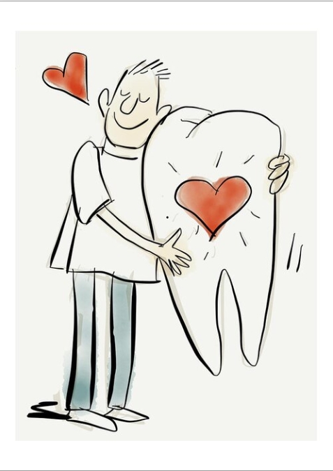 Card with cartoon by Ellis Nadler