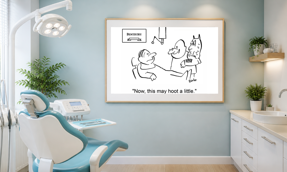Gifts for Dentists: Cartoon Art, Mugs, Cards and More